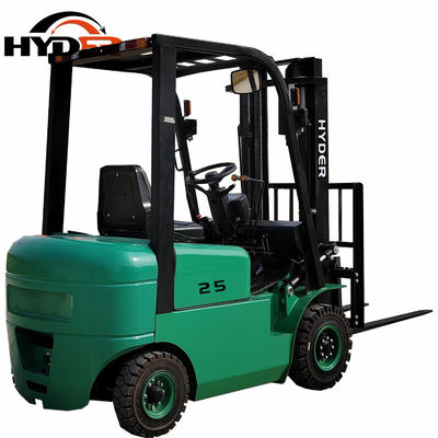 2500kgs Warehouse Electric Forklift with 500mm Load Center Mosfet/AC Power Source