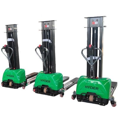 1300kg Electric Stacker 800/1000/1300mm Unload Container Self Loading Lifting Stacker