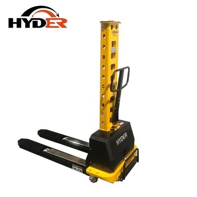 Electric Forklift 2200lb Pallet Stacker with Polyurethane Wheels and 800mm Lift Height