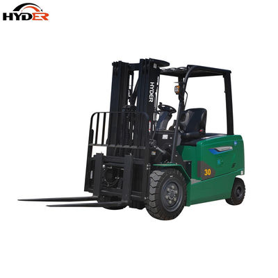 Long Battery Life Electric 3ton 3000kg Four Wheel Forklift Truck with LiFePO4 Battery