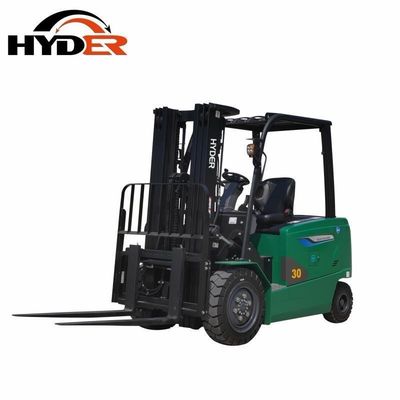 500mm Load Center Four Wheel Electric Forklift with 3 Ton Capacity and Reasonable Cost