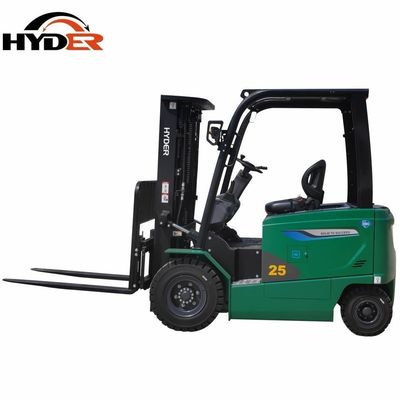 Standard Model 2.5tons Electric Forklift with AC Motor Power Source and Duplex 3000mm