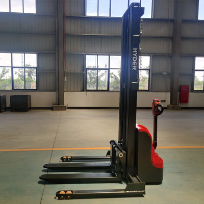 Electric Forklift Truck Stacker 1500kg 1.5ton with Wide Legs and Load Center 500mm