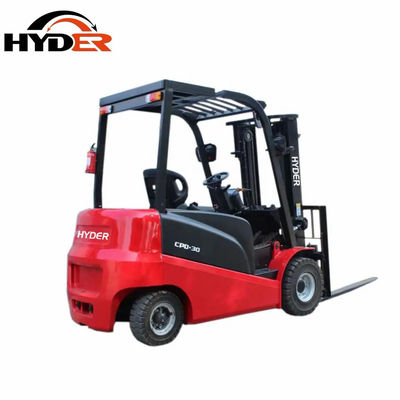 2600*1265*2150mm 72V/350ah Lithium Electric Forklift with Loading Capacity 3tons 3980kgs