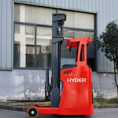 AC Motor 1.6t Electric Reach Truck with 3 Stage Full Mast Lifting Height 5/6/7/8/9/10/11m