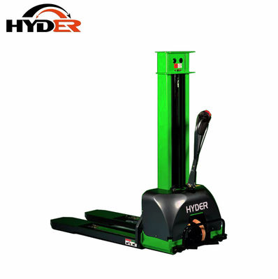 Polyurethane Wheels 1ton Electric Slef Lifting Stacker for and Full Electric Operation