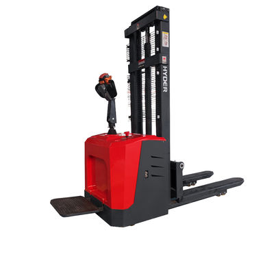 DC Motor Electric Pallet Stack with Ride on Pedal 1.5ton/2.0ton Fork Size 1100*160*55