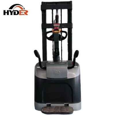 Warehouse Standing-on Electric Battery Stacker Forklift with 2.0ton Load Capacity
