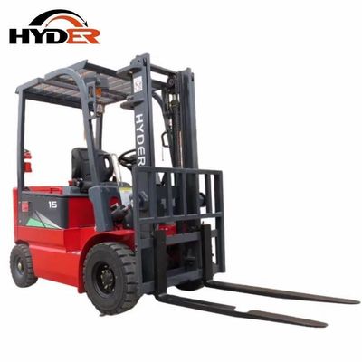 Electric Forklift with AC Motor Red Hyder 1.5ton and Stable Height to Head Guard 2100mm