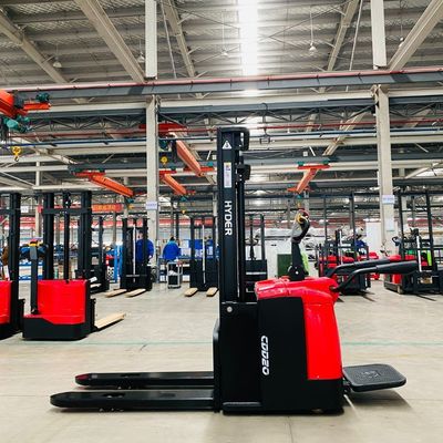 1.5ton Full Electric Forklift Pallet Stacker Truck with Electric Drive and Full Forks