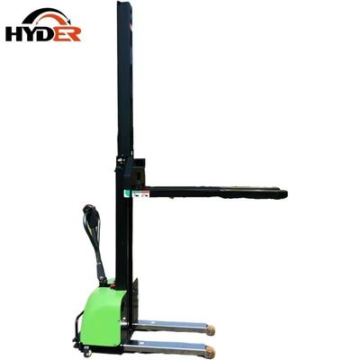 Portable Certified Lifting Stacker for Van 1.0ton Full Electric Self Loading Forklift