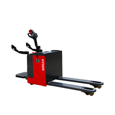 4400lbs Capacity Electric Powered Stand on Pallet Jack with American Curtis Controller