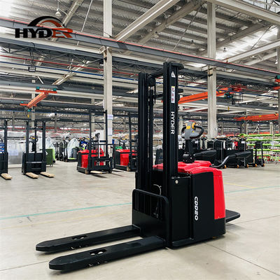 2110X850X2070MM 2tons Standing on Pallet Straddle Stacker Forklift with Durable AC Motor
