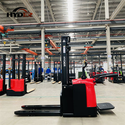 2110X850X2070MM 2tons Standing on Pallet Straddle Stacker Forklift with Durable AC Motor