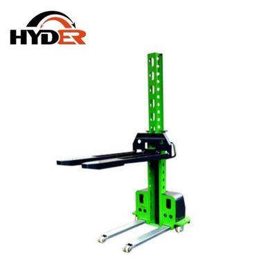 Green HSLS1000 1t 1000kg Semi Electric Self-Lifting Stacker for Easy Operation and Sale