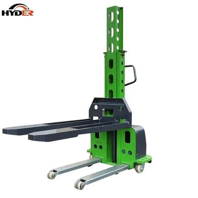1t 1000kg Material Handling Self Lifting Stacker Lifting Height 1300mm for Industrial