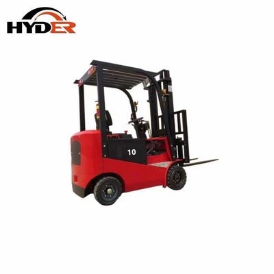 Electric Counterbalance Forklift 1t Four Wheel Mini Pallet Truck for Easy Maneuvering