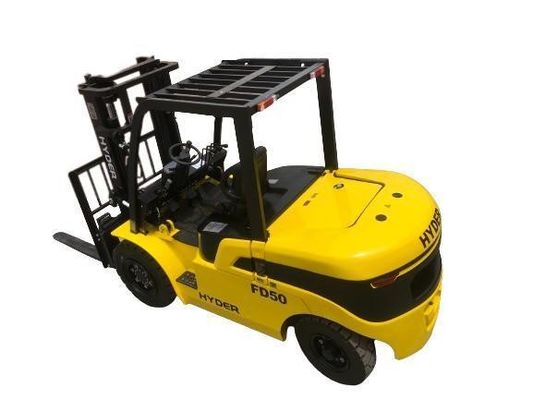 Yellow 5ton Heavy Rough Terrain Forklift with Japanese Pump and Load Center 500mm