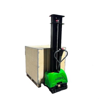 Full Electric Self Lifting Stacker with 1 Ton Capacity and 0.8m to 1.6m Lift Height