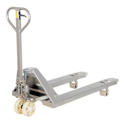 2t Load Capacity Hmp20 PU Wheel and Galvanized Hydraulic Hand Pallet Truck Jacks