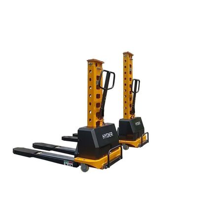 HSLS700 Semi Electric Self Loading Stacker for 800mm-1600mm Lifting Height in Warehouses