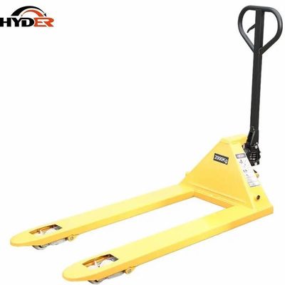 Hmp25 2000kgs Load Capacity Manual Hand Pallet Jack Truck Stacker with PU Wheels