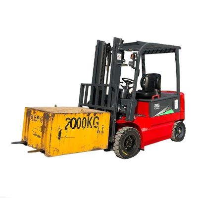 2.5ton Four Wheels Counterbalance Electric Forklift Materials Handling with DC Motor