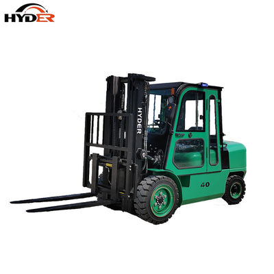 4.0ton Capacity Four-Wheel Electric Forklift for Hyder Economic Lift Height 3000-6000mm