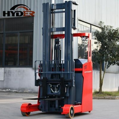 Htfz16 Load Capacity 2t Four Wheel Stand-on or Seated Electric Reach Truck Forklift