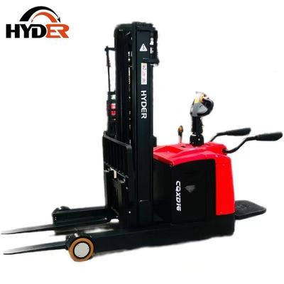 Electric Pallet Truck Forklift Hyder Standing-on Reach Truck Lift Height 3000mm AC Motor