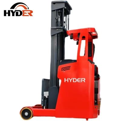 1600kgs Electric Sit Down Reach Forklift with 10m Height and Lift Motor DC Motor