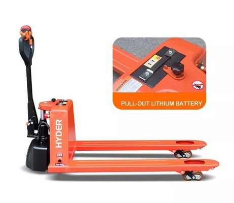 Hyder Electric Pallet Jack Powered by DC Motor and 3300lbs Capacity with Lithium Battery