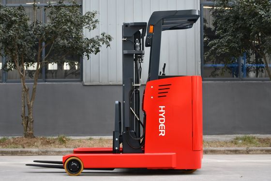 Standing-on Electric Reach Truck Lift height 5000mm Narrow Aisle Capability 2450kgs