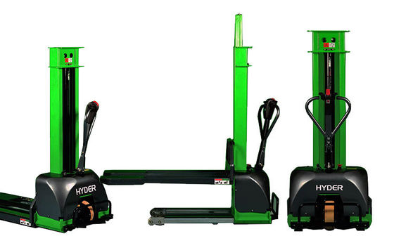 1000kg Electric Portable Forklifts Self-Lifting Stackers for Warehouse Handling Needs