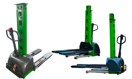 1000kg Electric Portable Forklifts Self-Lifting Stackers for Warehouse Handling Needs