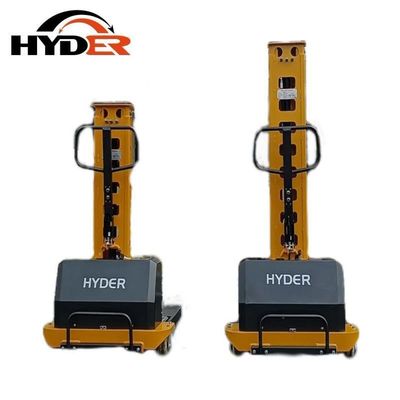 Manufacture Hyder 0.5t/1t Portable Semi Electric Self Lifting Stacker with AC/DC Motor